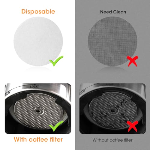 58 mm Espresso Paper Filter Compatible with Breville Espresso Machine (400 Count)