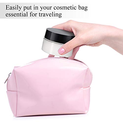 4 Pcs Plastic Jars Wide Mouth with Lids (4 Count)