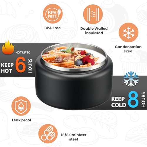 13.5oz Vacuum Insulated Soup Thermo for Hot Food
