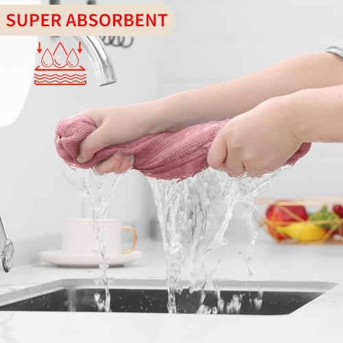 100% Cotton Waffle Weave Kitchen Dish Cloths 18 (18 Count)