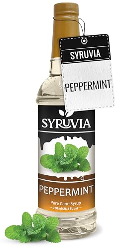 Coffee Syrup Peppermint Flavored Syrup for Drinks (25.4 Fl Oz)