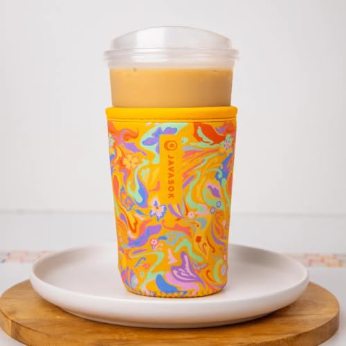 JavaSok Iced Coffee & Cold Soda Insulated Neoprene Cup Sleeve