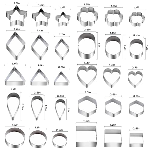 30Pcs Mini Cookie Cutter Set (30 Count)