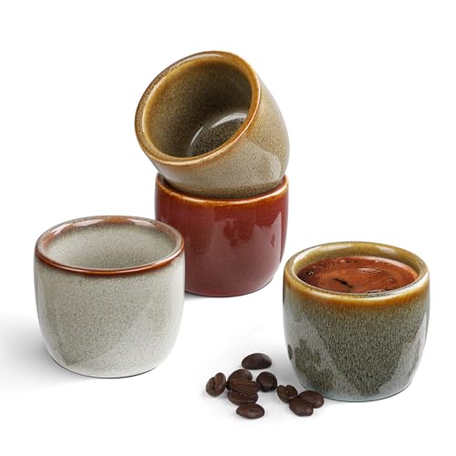 Ceramic Espresso Cups Set of 4 (4 Count)