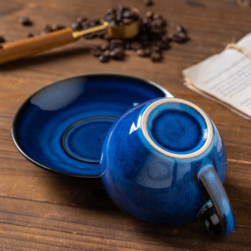 Porcelain Coffee Cup with Saucer Spoon
