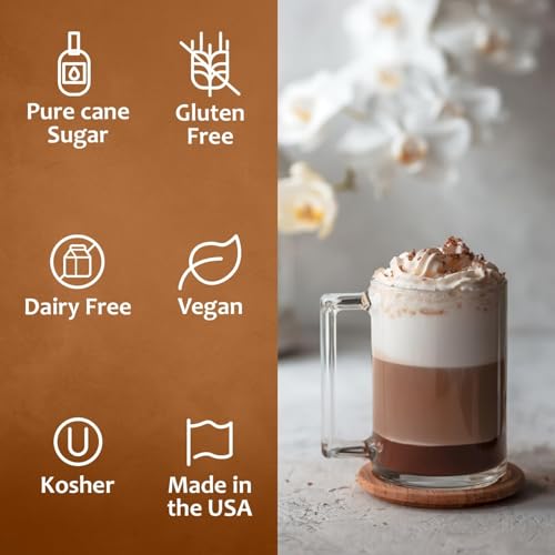 Coffee Syrup Vanilla Flavored Syrup for Drinks (25.4 Fl Oz)