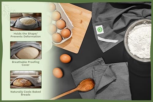 Gray Flour Sack Tea Towels (5 Count)
