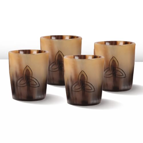 Viking Horn Shot Glasses Set of 4 (4 Count)