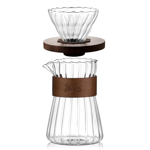 Clear Glass Drip Coffee Maker Set