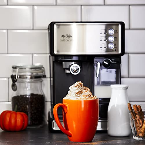 Espresso and Cappuccino Machine Stainless Steel Programmable Coffee Maker with Automatic Milk Frother 15
