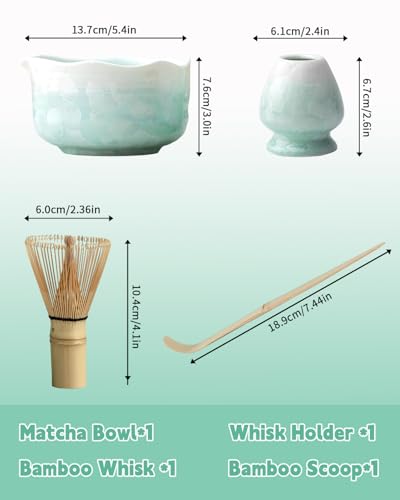 Natural Crystal Flower Matcha Set