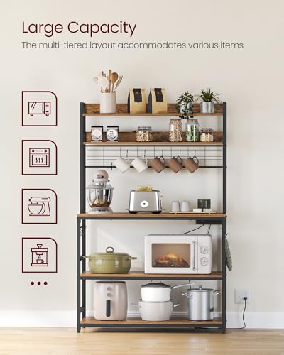 Bakers Rack with Power Outlet