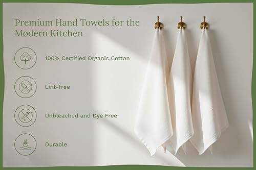 Organic Cotton Flour Sack Kitchen Towels (10 Count)