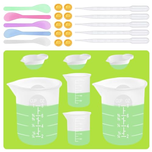 Silicone Measuring Cups for Resin Supplies