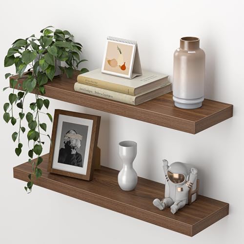 24 Inch Floating Shelves for Wall (2 Count)
