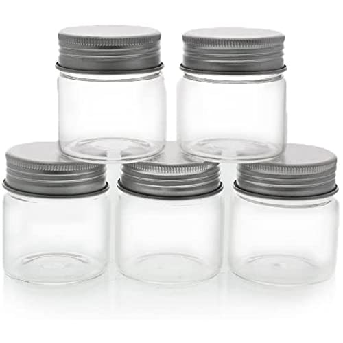 Mini Glass Spice Jars with Lids (5 Count)