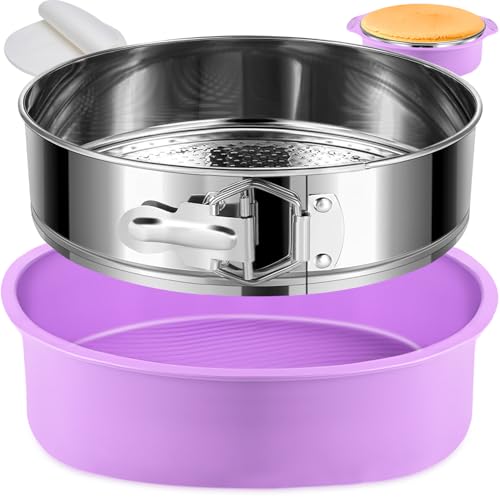 Non toxic Springform Pan 9 Inch Nonstick Cheesecake Pan with Sleeve (24.99 Count)
