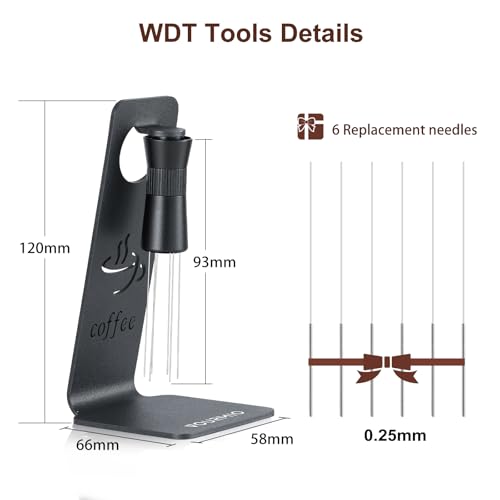WDT Tool Coffee Distribution Tool with Magnetic Stand