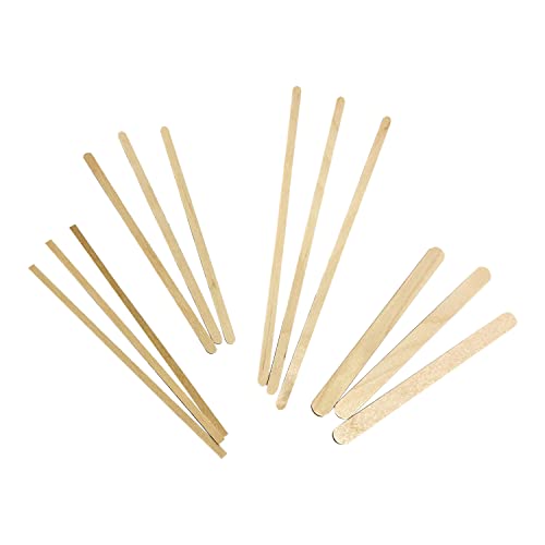 2000 Count KingSeal Natural Birch Wood Coffee Beverage Stirrers