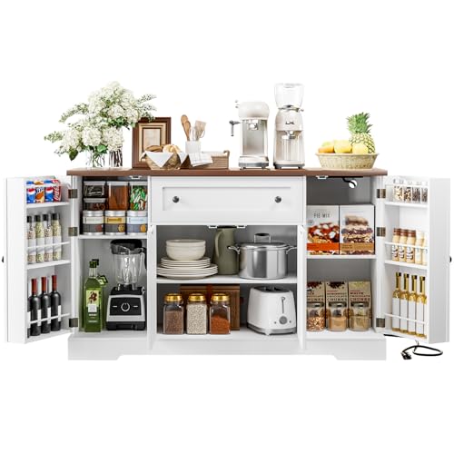 55.1" Buffet Cabinet with Storage