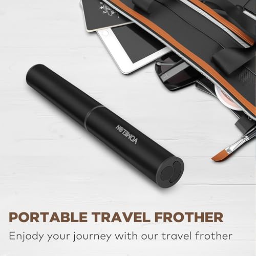 Rechargeable Milk Frother Handheld Electric Frother Wand Milk Foamer Drink Mixer for Coffee