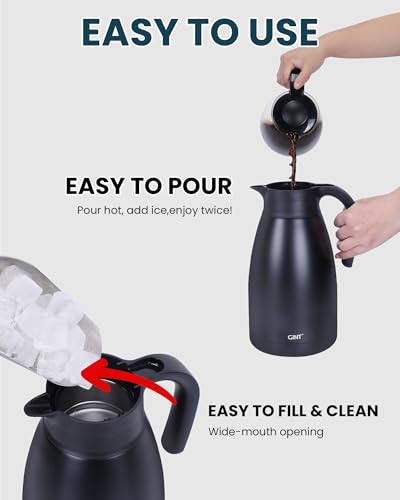 2.2L 74Oz Thermal Coffee Carafe