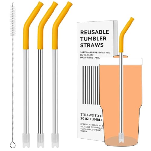 Straight Metal Straws for Stanley 20oz