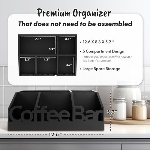 Coffee Bar Organizer Countertop