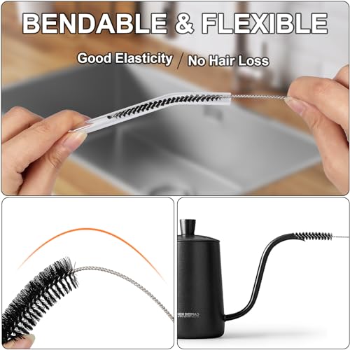 12 Pcs Straw Cleaner Brushes Set (12 Count)
