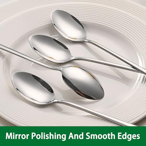 7.5 Inches Stainless Steel Iced Tea Spoons (8 Count)
