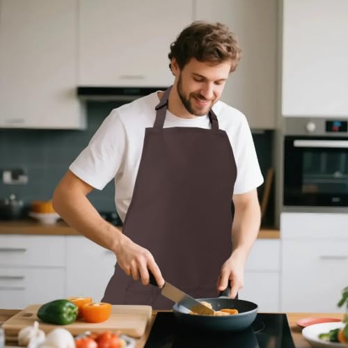 Kitchen Bib Chef Apron for Women Men