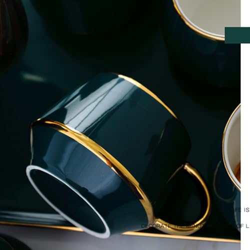 Tea Cups and Tray Set of 14 Pieces