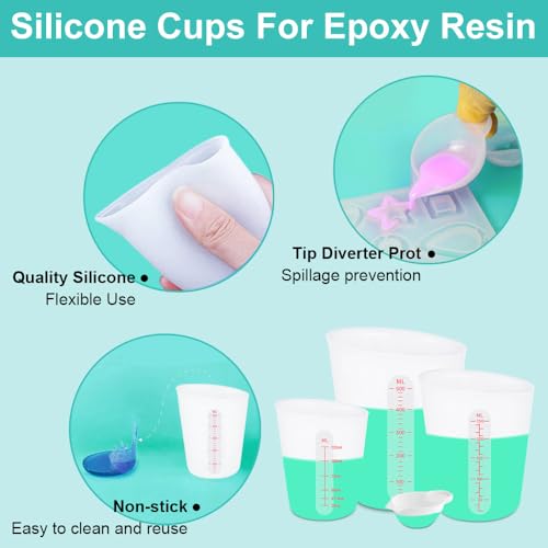 6 PCS Silicone Cup Set (6 Count)