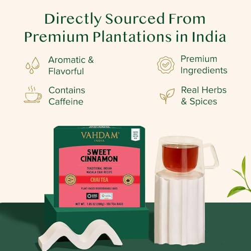 Sweet Cinnamon Chai Tea Bags (100 Count)
