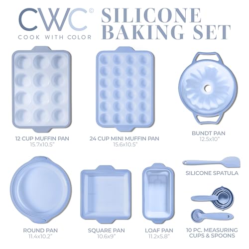 17 Pc. Silicone Baking Pan Set (17 Count)