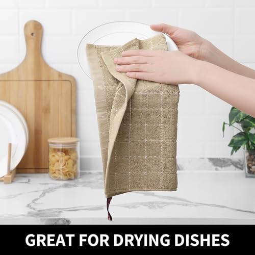 100% Cotton Terry Kitchen Dish Cloths (8 Count)