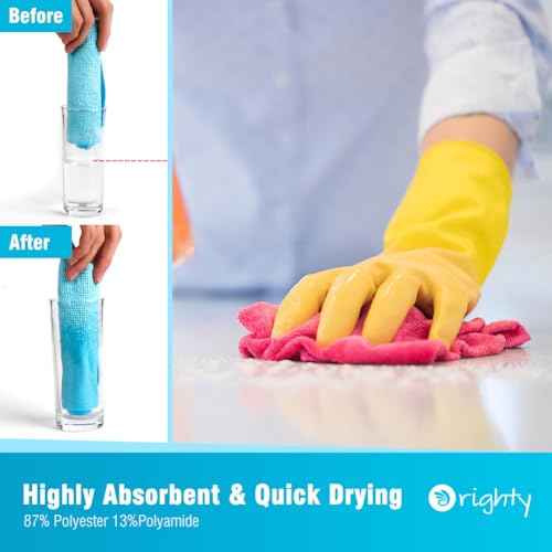 Microfiber Cleaning Cloth Bulk (150 Count)