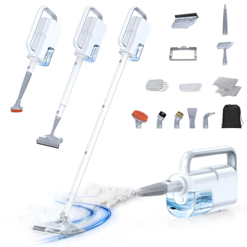 10-in-1 Steam Mop, Detachable Handheld Steam Cleaner for Multi-Surface