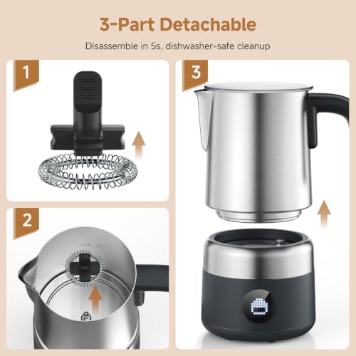 Electric Milk Frother and Steamer