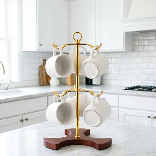 Gold Mug Tree for Countertop (3 Count)
