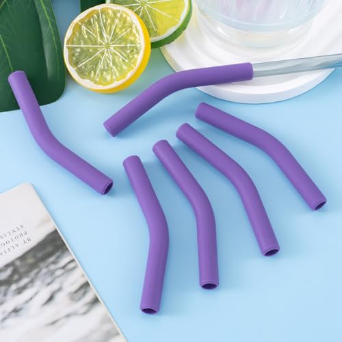 6Pcs Metal Straw Silicone Tips 5