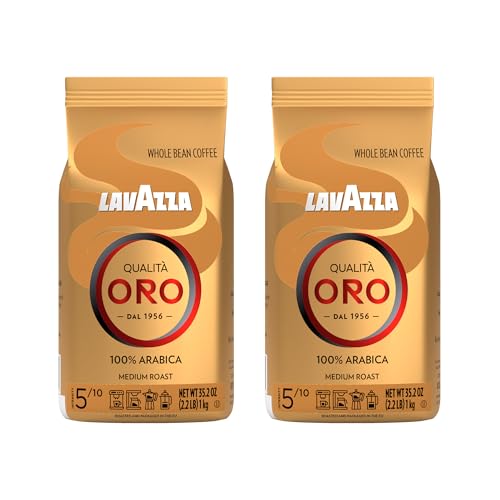 Qualita Oro Italian Coffee Whole Beans 2lb Pack Of 2 (70.54 Ounce)