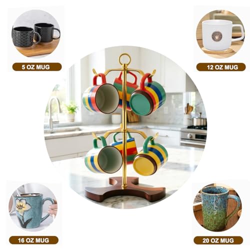 Gold Mug Tree for Countertop (3 Count)