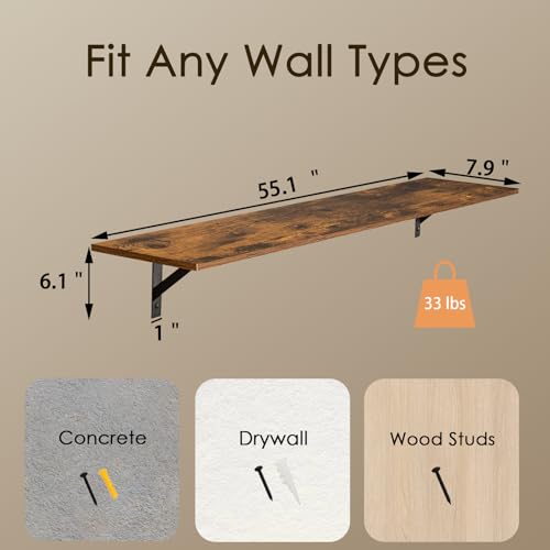 Long Wall Shelves