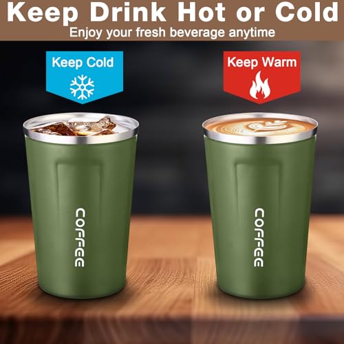 6 Pack Travel Coffee Mugs 12oz Insulated (6 Count)