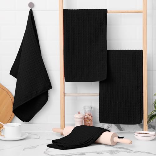 Microfiber Waffle Weave Kitchen Towels (8 Count)
