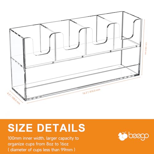 5 Compartment Cup Holder for Countertop