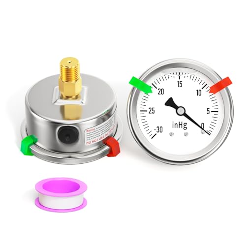 30 0PSI Stainless Steel Liquid Filled Pressure Gauge
