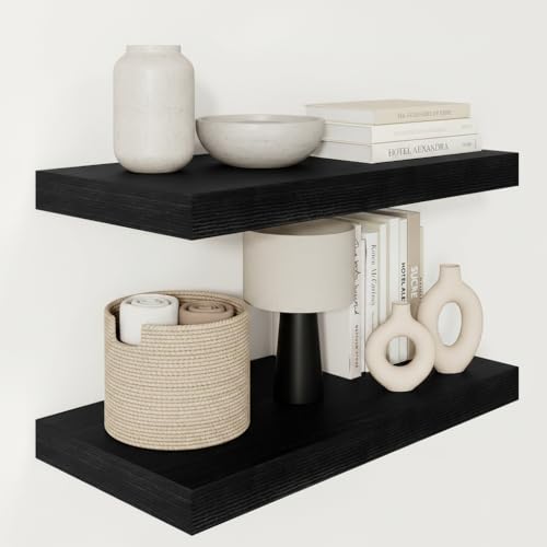 12" Deep Floating Shelves 24x12” Set of 2 (2 Count)