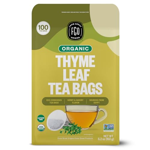 Organic Thyme Leaf Tea (100 Count)